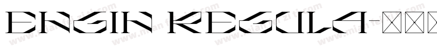 Engin Regula字体转换